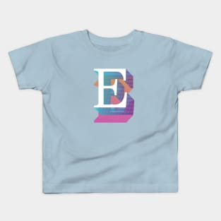 Letter E Kids T-Shirt